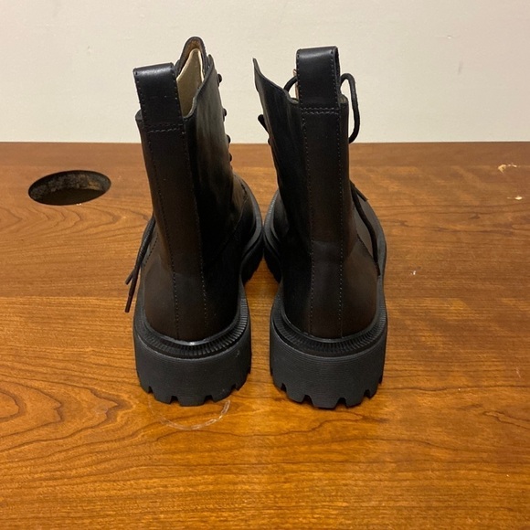 MadeWell The Rayna Lace-Up Boot in Leather NG667 - Picture 4 of 6